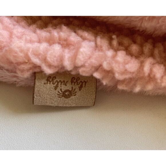 8" Itzy Ritzy Friends Lovey Plush Silicone Teether Pink Bunny Baby Girl - Picture 4 of 6